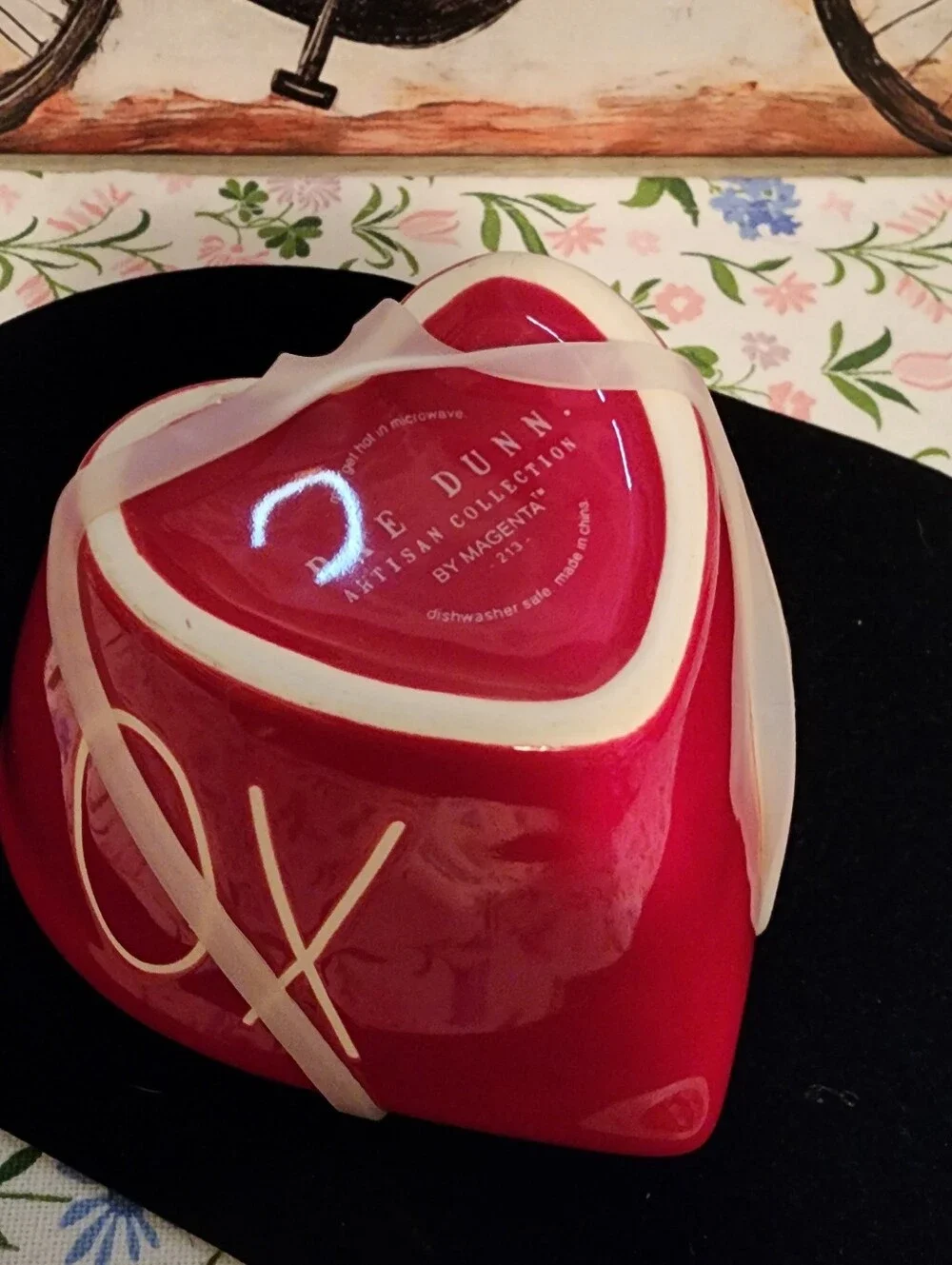 New Rae Dunn Red XO Ceramic Measuring Cups- Home Kitchen